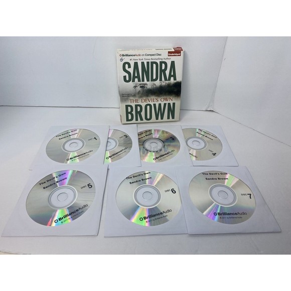 The Devils Own Astray & Devil Sandra Brown 3 CD'S 3Hours 41 mins Abridged Audio - Picture 6 of 6